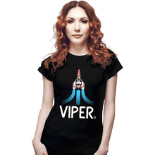 Load image into Gallery viewer, Secret_Shirts Fitted Shirts, Woman / Small / Black Viper
