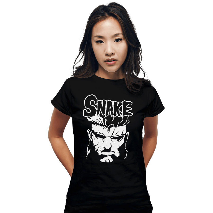 Shirts Fitted Shirts, Woman / Small / Black The Snake Ghost