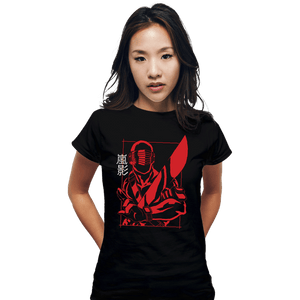 Daily_Deal_Shirts Fitted Shirts, Woman / Small / Black Rival Ninja