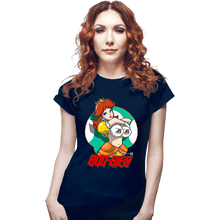 Load image into Gallery viewer, Secret_Shirts Fitted Shirts, Woman / Small / Navy Daisy Boos
