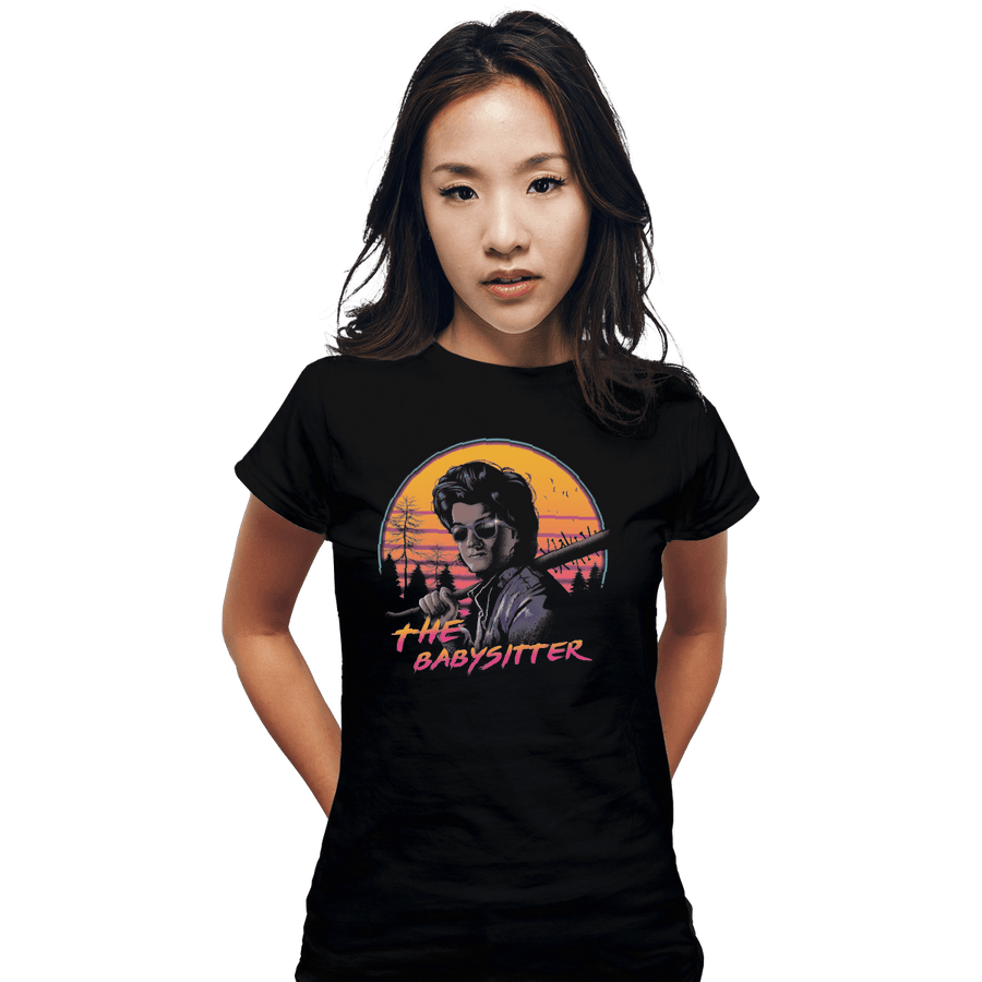 Shirts Fitted Shirts, Woman / Small / Black The Babysitter