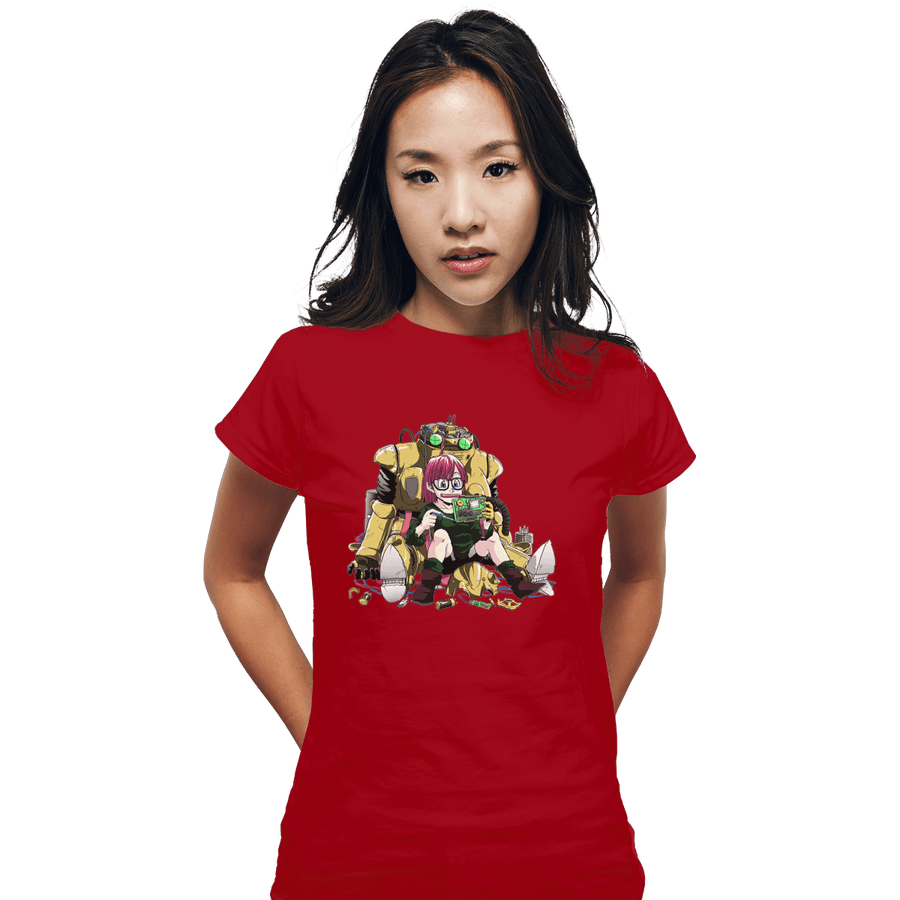 Shirts Fitted Shirts, Woman / Small / Red Upgrade
