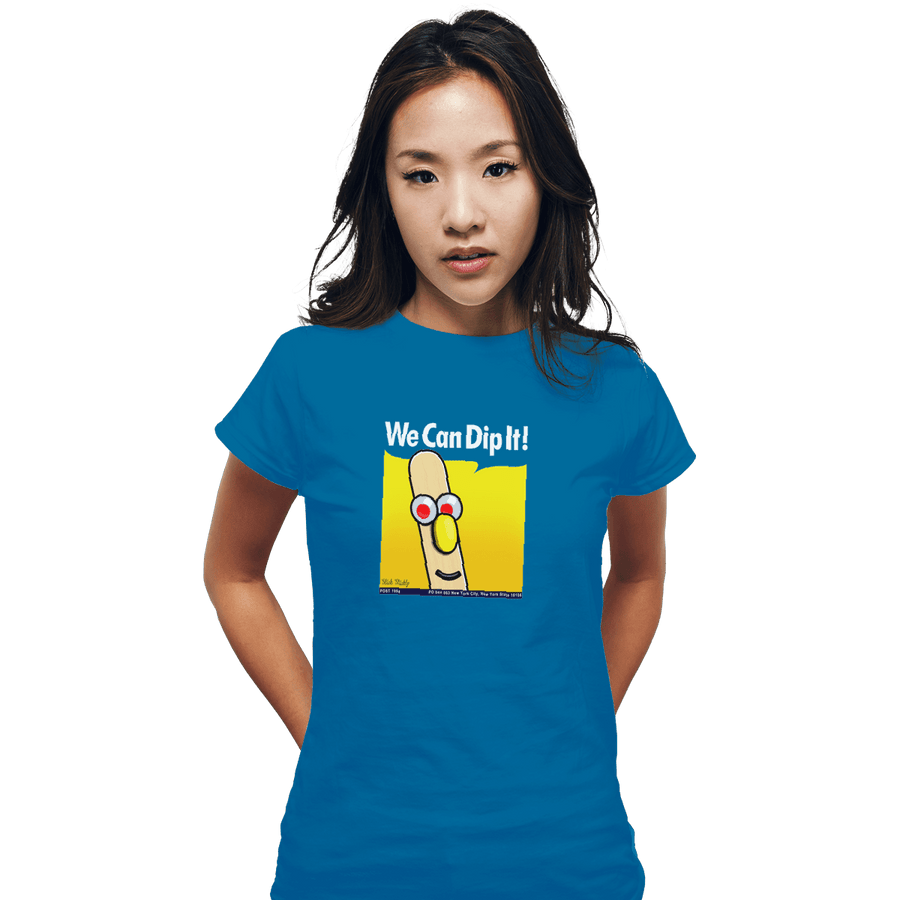 Shirts Fitted Shirts, Woman / Small / Sapphire We Can Dip It