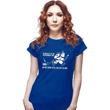 Load image into Gallery viewer, Secret_Shirts Fitted Shirts, Woman / Small / Royal Blue Go Directly To Ecto!

