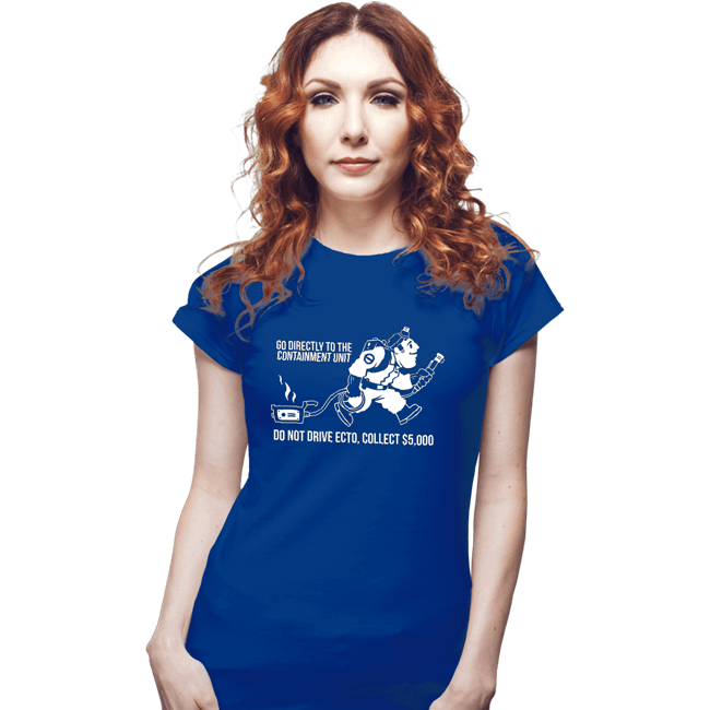 Secret_Shirts Fitted Shirts, Woman / Small / Royal Blue Go Directly To Ecto!