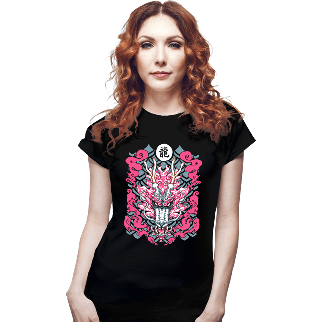 Shirts Fitted Shirts, Woman / Small / Black Dragon Heroes