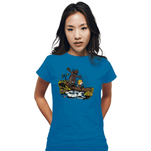 Secret_Shirts Fitted Shirts, Woman / Small / Sapphire The Adventures Of The Deer-Boy