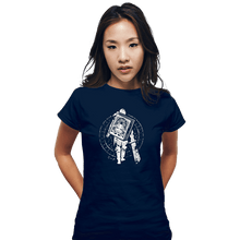 Load image into Gallery viewer, Shirts Fitted Shirts, Woman / Small / Navy Grimoire
