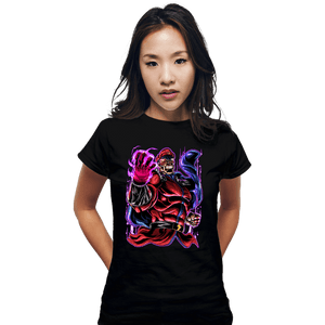 Daily_Deal_Shirts Fitted Shirts, Woman / Small / Black Bison Fighter