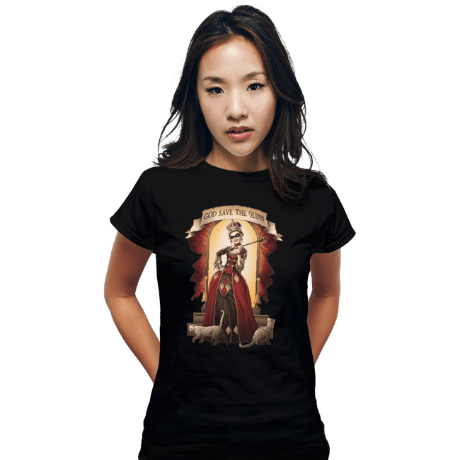 Shirts Fitted Shirts, Woman / Small / Black God Save The Quinn