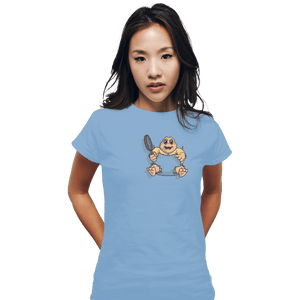 Shirts Fitted Shirts, Woman / Small / Powder Blue Baby Pocket