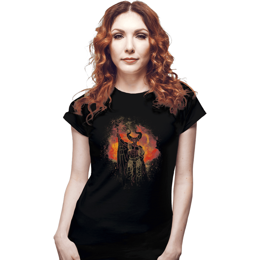 Shirts Fitted Shirts, Woman / Small / Black Lord Of Darkness Art