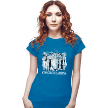 Load image into Gallery viewer, Secret_Shirts Fitted Shirts, Woman / Small / Sapphire Congratulations Secret Sale
