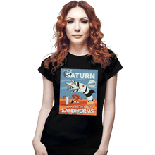 Load image into Gallery viewer, Shirts Fitted Shirts, Woman / Small / Black Visit Saturn
