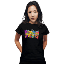 Load image into Gallery viewer, Daily_Deal_Shirts Fitted Shirts, Woman / Small / Black Koopas Ninjas

