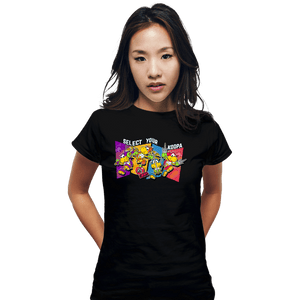 Daily_Deal_Shirts Fitted Shirts, Woman / Small / Black Koopas Ninjas