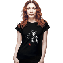 Load image into Gallery viewer, Shirts Fitted Shirts, Woman / Small / Black Soldier Ink

