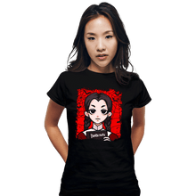 Load image into Gallery viewer, Secret_Shirts Fitted Shirts, Woman / Small / Black Death Addams

