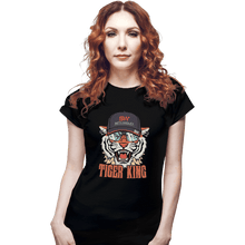 Load image into Gallery viewer, Shirts Fitted Shirts, Woman / Small / Black Tiger King
