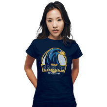 Load image into Gallery viewer, Shirts Fitted Shirts, Woman / Small / Navy Ravenclaw Eagles
