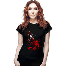 Load image into Gallery viewer, Shirts Fitted Shirts, Woman / Small / Black Spider VS Carnage
