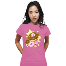 Load image into Gallery viewer, Daily_Deal_Shirts Fitted Shirts, Woman / Small / Azalea Kirby Donuts
