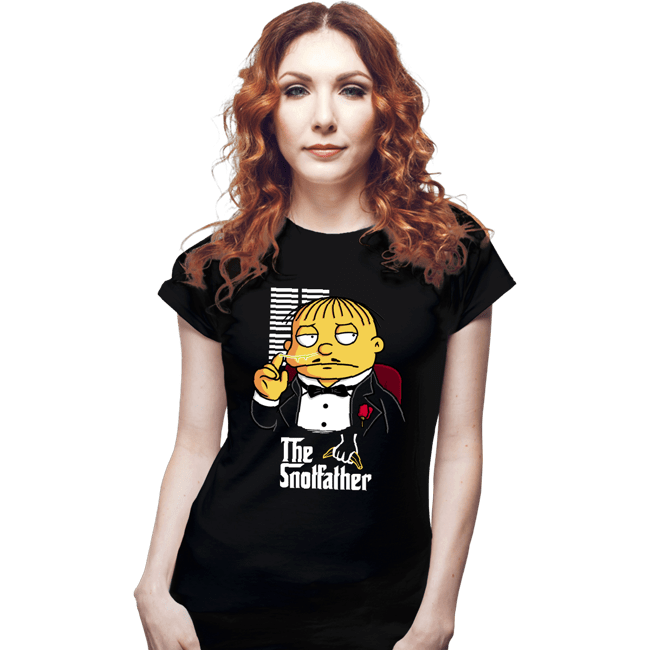 Secret_Shirts Fitted Shirts, Woman / Small / Black The SnotFather