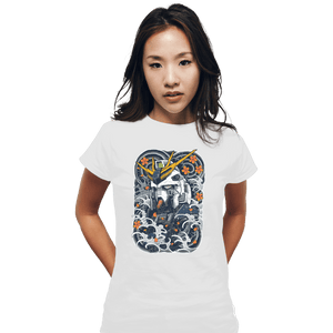 Shirts Fitted Shirts, Woman / Small / White Nu Mecha