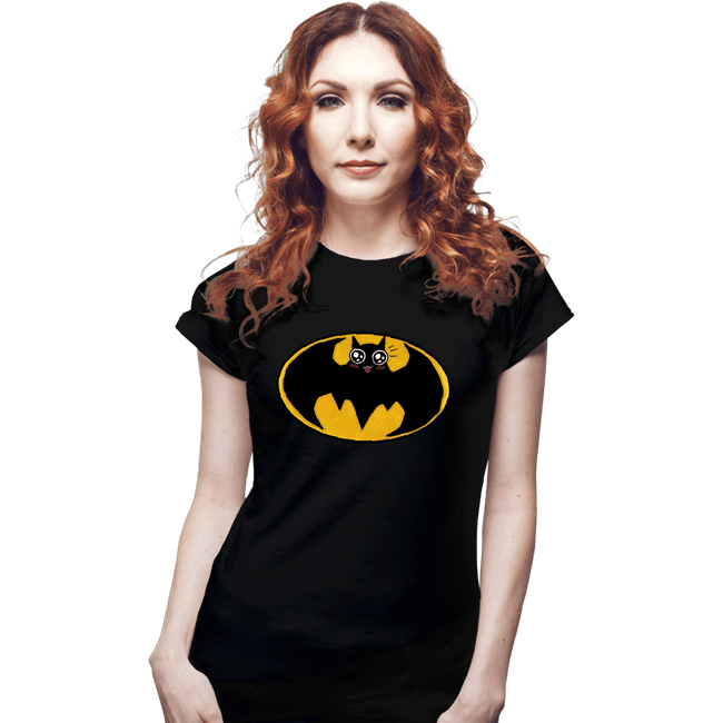 Secret_Shirts Fitted Shirts, Woman / Small / Black The Cute Knight!