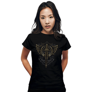 Secret_Shirts Fitted Shirts, Woman / Small / Black The Hero Sword