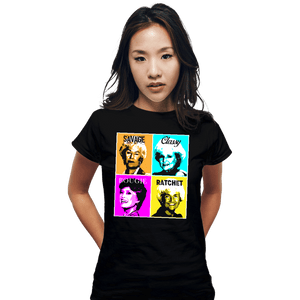 Secret_Shirts Fitted Shirts, Woman / Small / Black Golden Savages