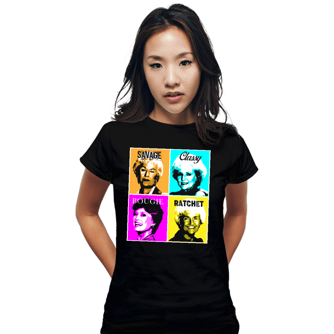 Secret_Shirts Fitted Shirts, Woman / Small / Black Golden Savages