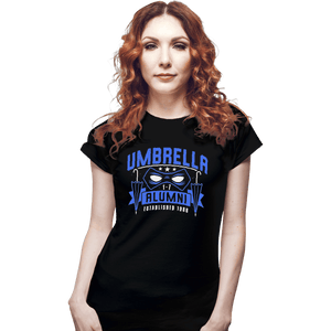 Shirts Fitted Shirts, Woman / Small / Black Umbrella Alumni