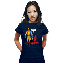 Load image into Gallery viewer, Shirts Fitted Shirts, Woman / Small / Navy Call It A Draw
