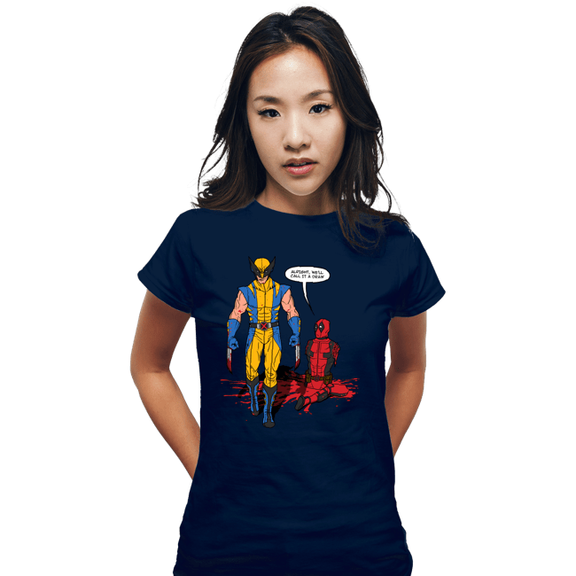 Shirts Fitted Shirts, Woman / Small / Navy Call It A Draw