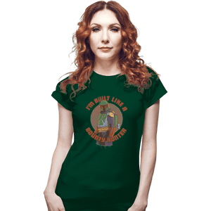 Shirts Fitted Shirts, Woman / Small / Irish green Built Like A Bounty Hunter