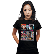Load image into Gallery viewer, Shirts Fitted Shirts, Woman / Small / Black Time Fighters 1st VS 2nd
