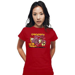 Shirts Fitted Shirts, Woman / Small / Red Garflerken