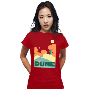 Shirts Fitted Shirts, Woman / Small / Red Visit Dune