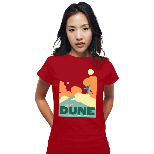 Shirts Fitted Shirts, Woman / Small / Red Visit Dune