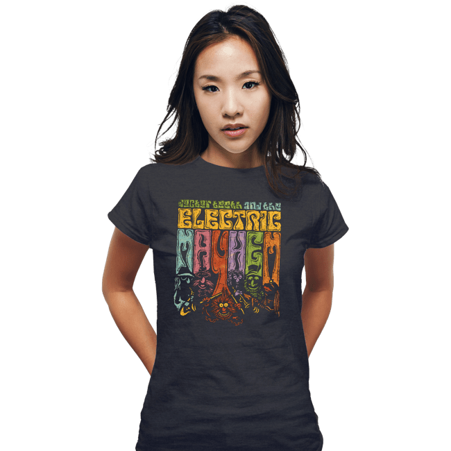 Daily_Deal_Shirts Fitted Shirts, Woman / Small / Dark Heather The Electric Mayhem