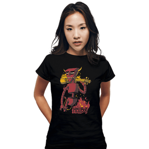 Shirts Fitted Shirts, Woman / Small / Black Hellbot