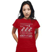 Load image into Gallery viewer, Secret_Shirts Fitted Shirts, Woman / Small / Red We Three Kings

