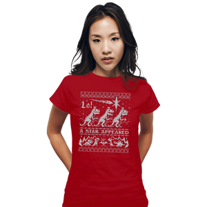 Secret_Shirts Fitted Shirts, Woman / Small / Red We Three Kings