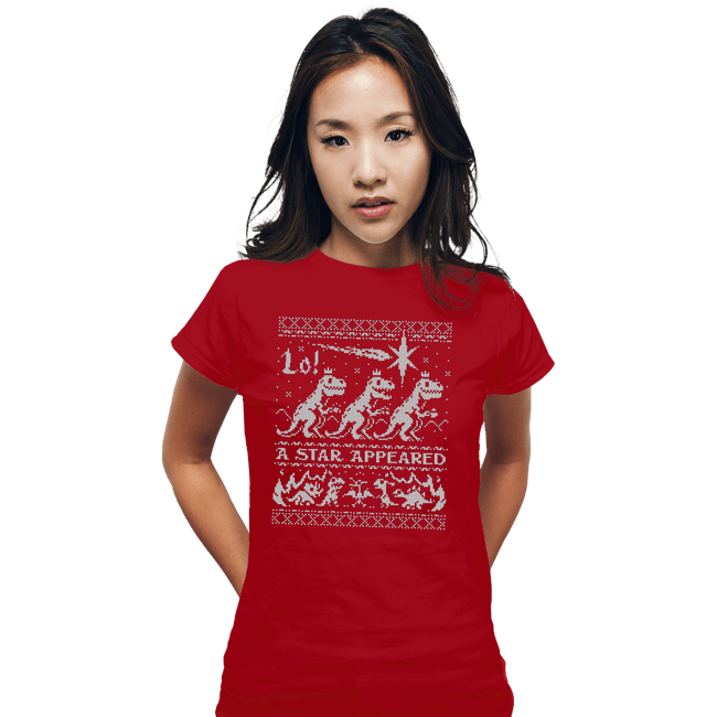 Secret_Shirts Fitted Shirts, Woman / Small / Red We Three Kings