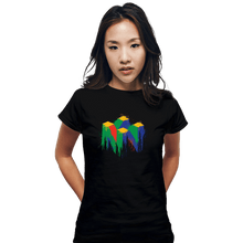 Load image into Gallery viewer, Secret_Shirts Fitted Shirts, Woman / Small / Black N64 Splashes
