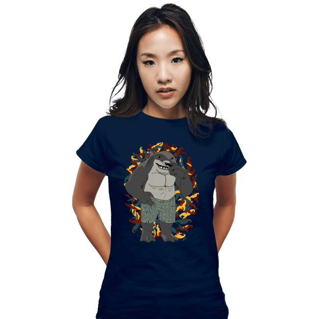 Shirts Fitted Shirts, Woman / Small / Navy Nanaue Incognito