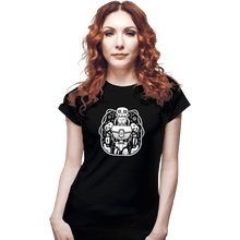 Load image into Gallery viewer, Shirts Fitted Shirts, Woman / Small / Black Digital Mechanical Cyborg
