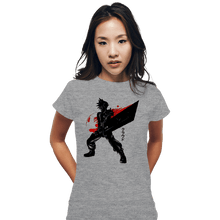 Load image into Gallery viewer, Shirts Fitted Shirts, Woman / Small / Sports Grey Crimson Ex Soldier
