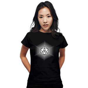 Shirts Fitted Shirts, Woman / Small / Black Shining Dice
